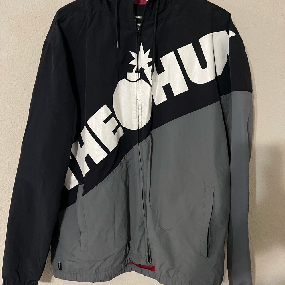 The hundreds windbreaker zip up jacket